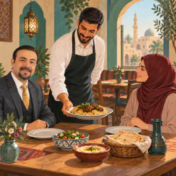 فی المطعم