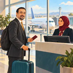 في المطار