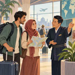 بەشی پێنجەم سەفەر و جیاوازی کەلتوری و مامەلەت لە شوێنە گشتیەکان